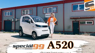 Special99 A520 elektromos 🚗 mopedautó extrákkal