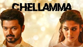 Chellamma Full Song Vijay Nayanthara Version