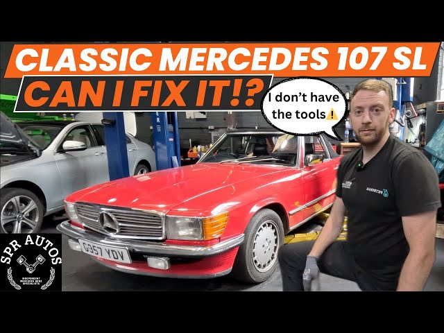 FIXING A CLASSIC MERCEDES 107 SL, GENERAL REPAIRS WITHOUT CORRECT
