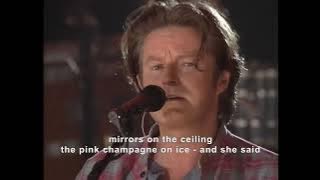 Hotel California - Eagles | Live on MTV with Lyrics - 1994 (HD)