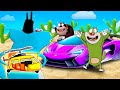 Roblox roblox roblox oggy pretended super noob in front of jack and bob in dusty trip