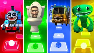 Thomas The Train exe Vs Giant Skibidi Toilet Vs Bus Eater Vs Jumbo Josh - Tiles Hop EDM Rush!