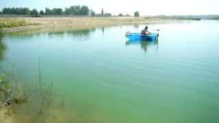 Лодка из сотового поликарбоната +эл  мотор 2 Boat made of cellular polycarbonate