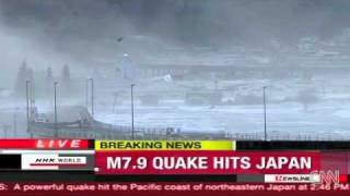 Tsunami hits Japan | BREAKING NEWS 3.11.11