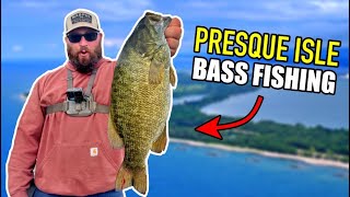 Presque Isle Bay, Lake Erie Bass Fishing!