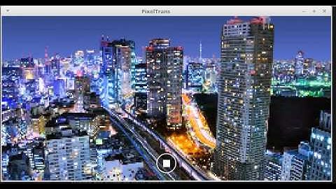 Pixelize transition with Livecode