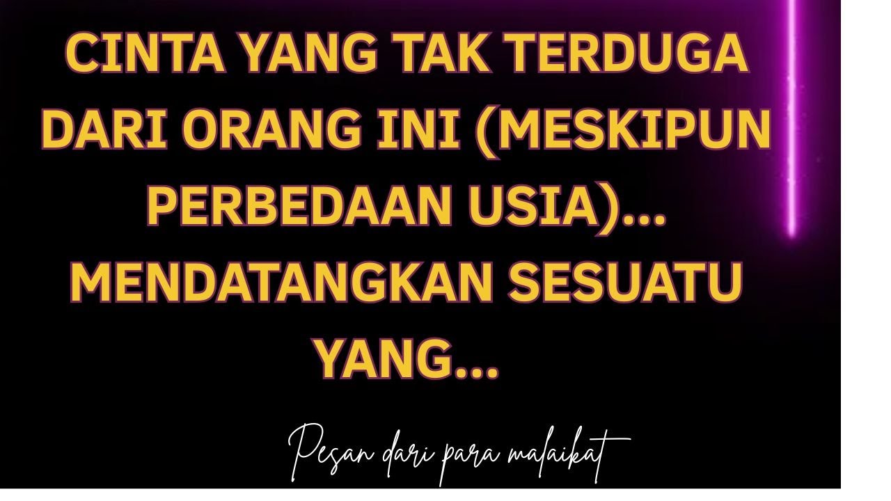 Cinta yang tak terduga dari orang ini (meskipun perbedaan usia)... mendatangkan sesuatu yang...