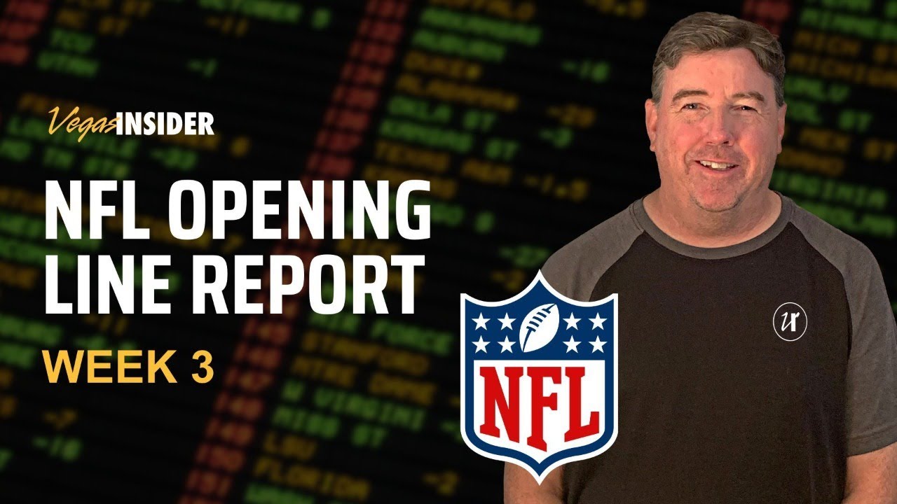 NFL Week 3 Opening Odds Report