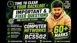Famous 🔥 BCS502 | Computer Networks |Important Questions 2026 | VTU 5th Sem Backlog Exam|#computernetworks Net Worth