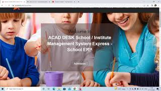 ACADDESK School & Institute Management System Express, School ERP, How to setup school erp software. screenshot 5