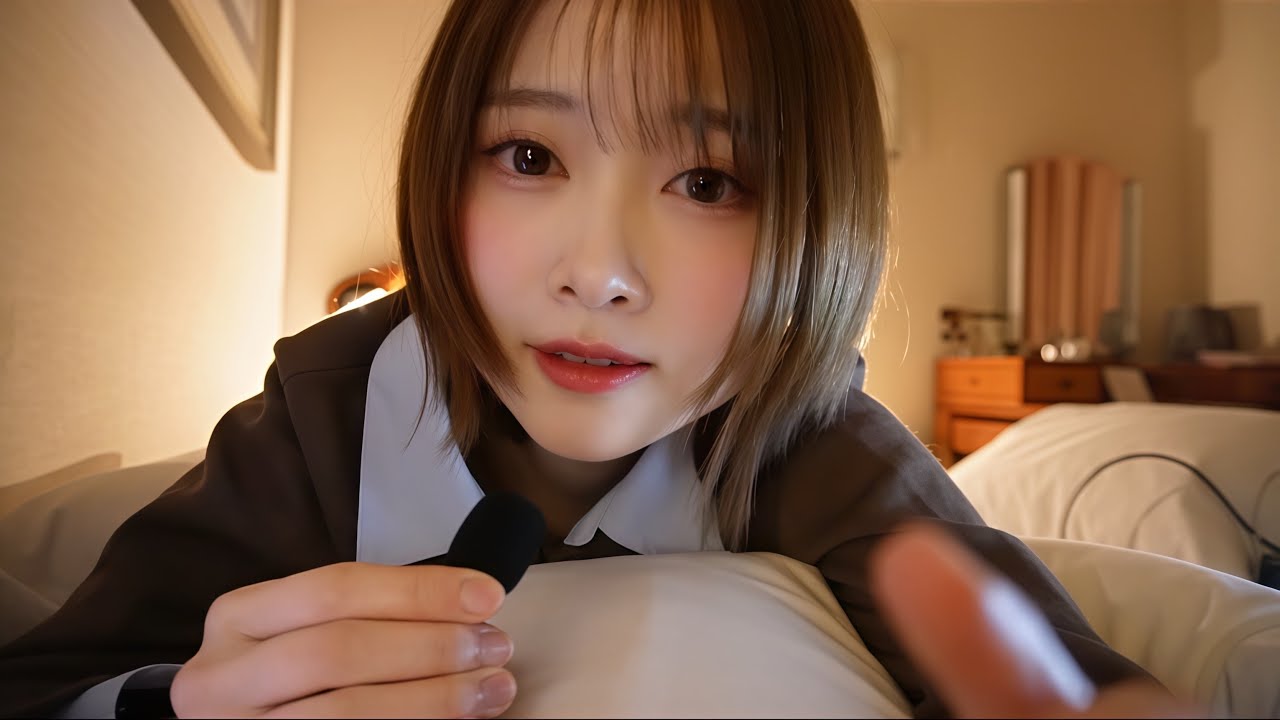 【ASMR】宿泊先のホテルであなたを眠らせる囁き😪🛏️💤