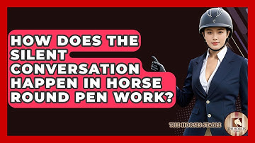 How Does The Silent Conversation Happen In Horse Round Pen Work? - The Horses Stable