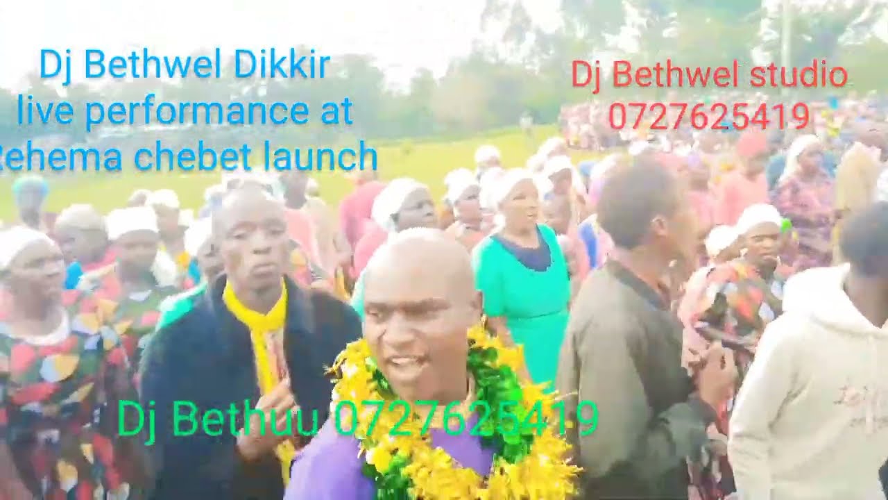 Dj Bethwel Dikkir live performance at Rehema chebet launch