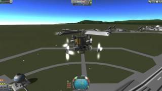 Fully functional Kerbal Helicopter! (with safe landing!)