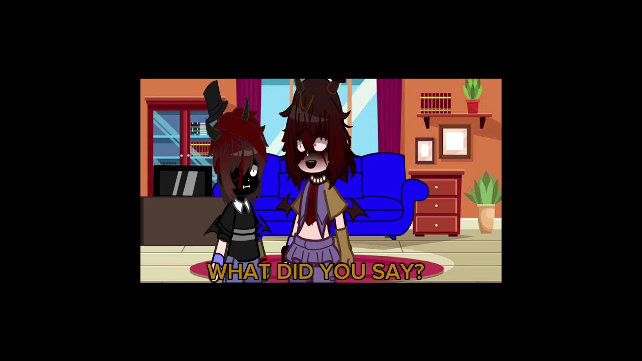 Evan Gotta Learn To Start Respecting Cassidy Afton Gacha Fnaf Evanafton Cassidyfnaf Goldenduo