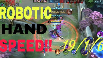 ROBOTIC HAND SPEED ❤️MALA HATE ANG GALAWAN [Gusion moontage ] must watch