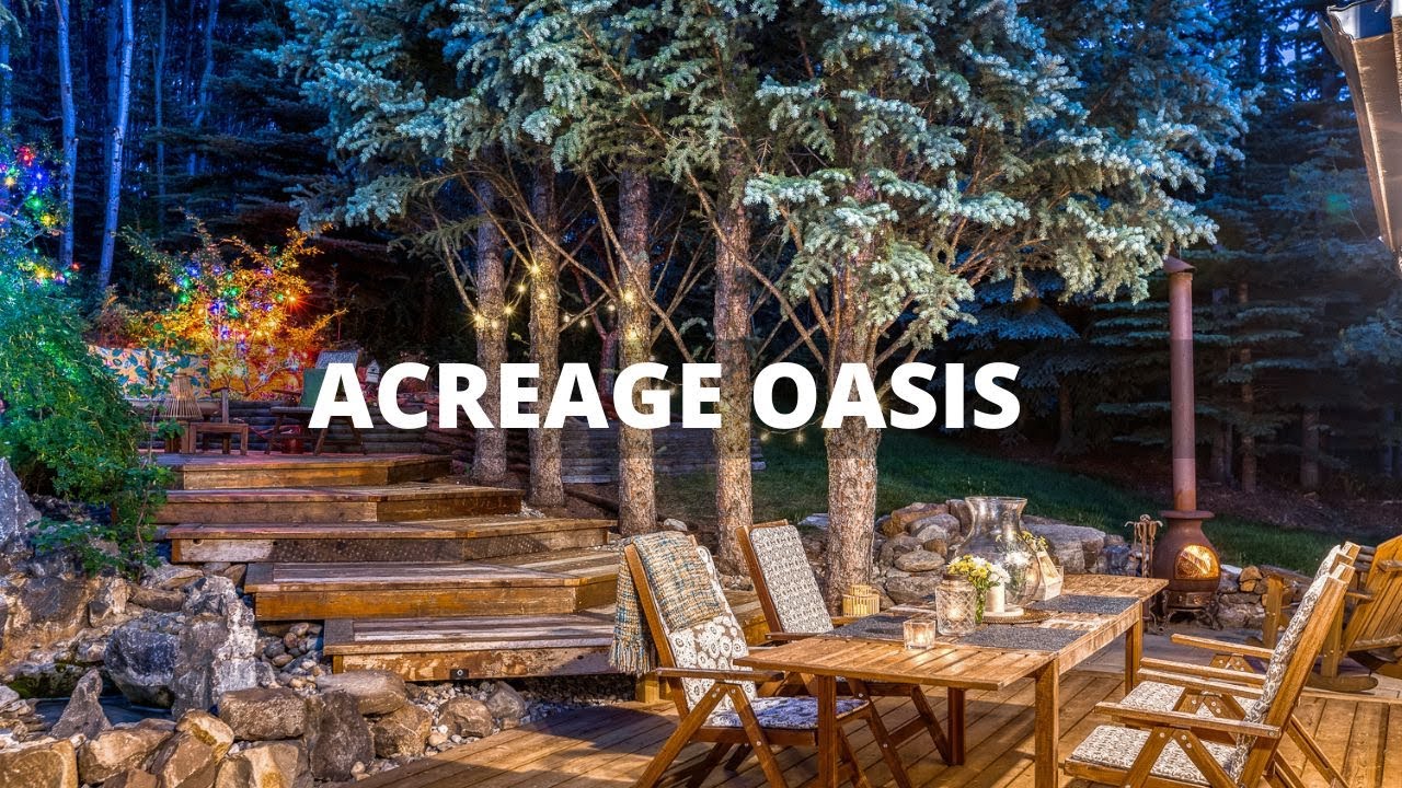 ACREAGE OASIS IN RURAL FOOTHILLS ALBERTA YouTube