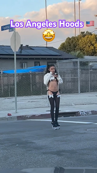 🤩🇺🇸 Los Angeles Hoods | Figueroa street #usa #shortvideo #life #shorts 03/15/2024