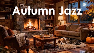 Fireplace Jazz Evenings — Warm Smooth Tunes with Subtle Halloween Vibes