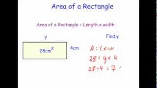 Area of a Rectangle  Corbettmaths