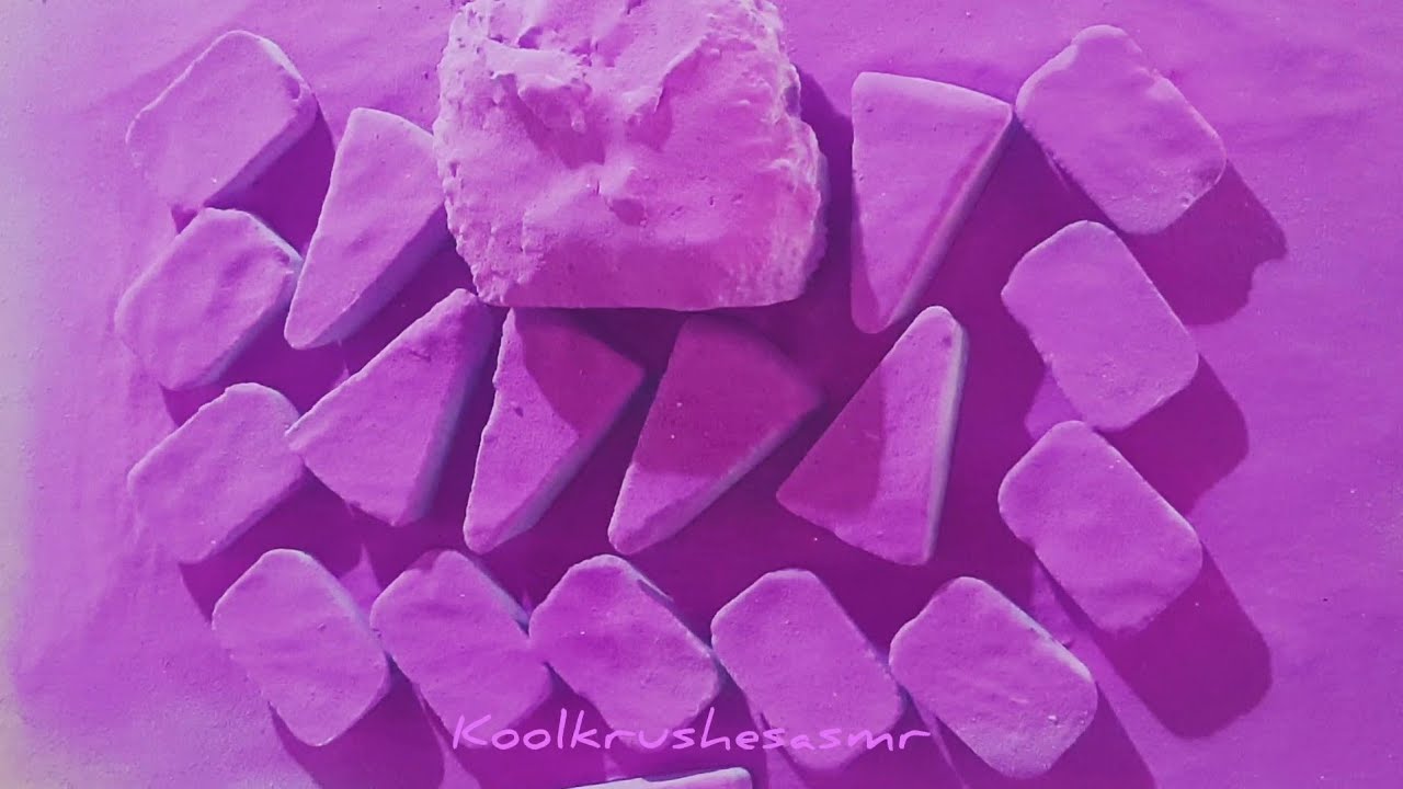 Pasted Gym Chalk Block with Pink/Purple RGC| Dusty Powder Play| Please ...