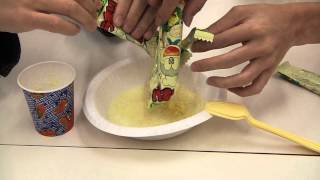 【実験】うまい棒コーンポタージュをスープにして飲んでみた（【Experiment】I drank with ＵＭＡＩＢＯＵ potage soup as soup）