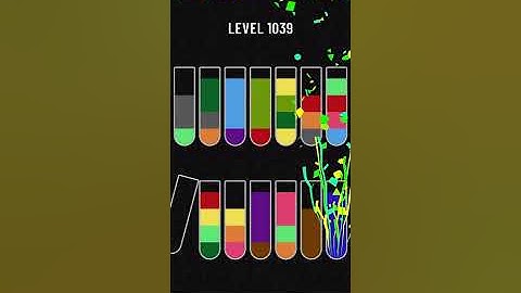 Water Sort Puzzle level 1039