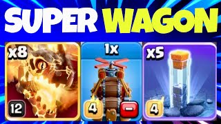TH18 Super Dragon Sky Wagon Attack 🔥Super Dragon + Revive + Totem Spell OP Strategy | Clash of Clans