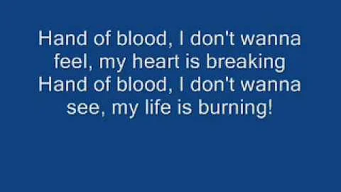 Bullet For my Valentine - Hand of Blood w/ lyrics