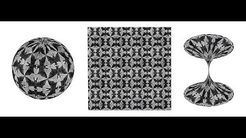 ANGELS AND DEVILS TESSELLATION BY ESCHER OVER EUCLIDEAN AND NON EUCLIDEAN SURFACES.