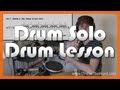 ★ Rope (Foo Fighters) ★ Drum Lesson | How To Play Drum Solo (Taylor Hawkins)