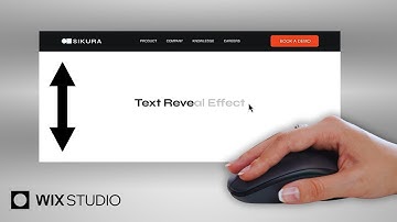 How To Add Scroll Text Reveal Effect in Wix Studio | Add Text Reveal Animation in Wix Studio