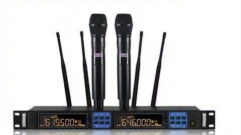 GL-2020 True diversity UHF wireless mic is The best wireless microphone for stage performances