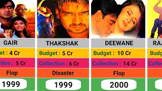 Ajay Devgan (1991-2023) All Movie List || Ajay Devgan Hit And Flop Movie List