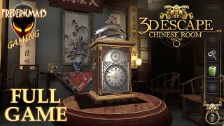 3D Escape: Chinese Room 100% FULL GAME Walkthrough / All Achievements (Puzzle Game)