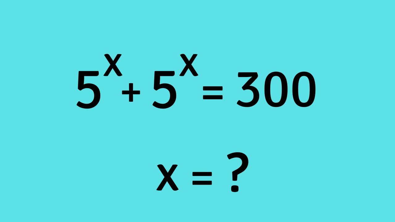 Интересное уравнение в экспоненциальной алгебре | Сможете ли вы его решить? | Математика 8 класс |