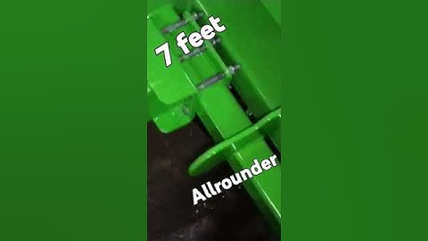 7 feet Allrounder #farming  Rotavator special rotavator #sarvashakthi #rotavetor #farming #johndeere