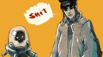 Concept Art Character Design Speedpaint Timelapse Procreate #shorts