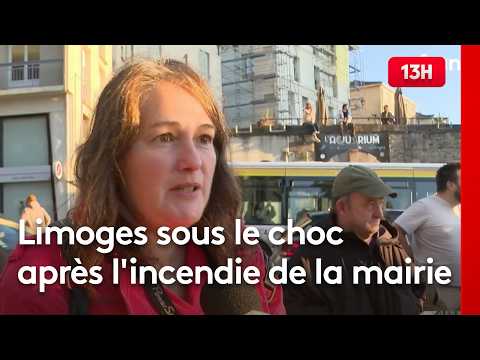 Limoges : L'émotion des habitants après l'incendie de la mairie