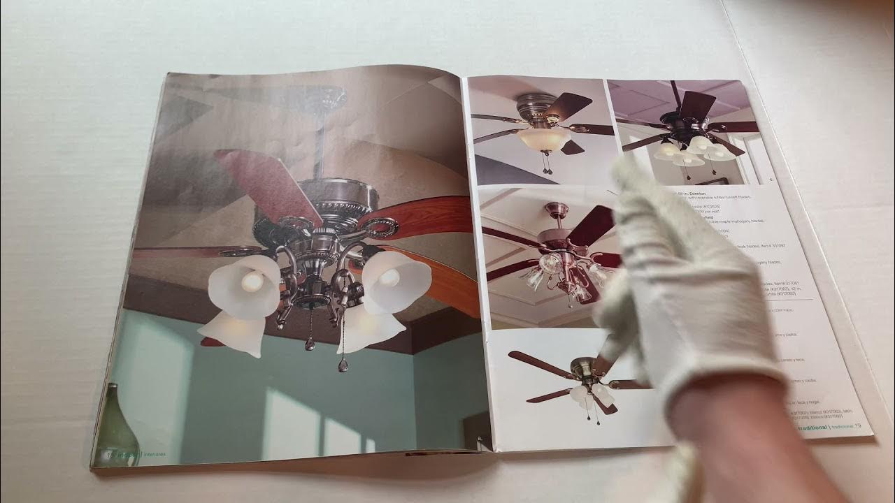 Lowe’s 2012 ceiling fan catalog YouTube