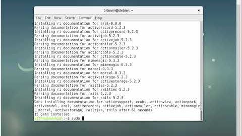 Solución 2 actualizar Ruby and Rails