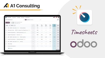 Odoo Timesheets: Track Work and Boost Productivity | A1 Consulting x Odoo