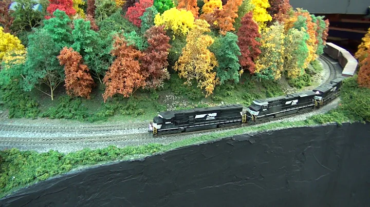 MAIN LEVEL TOUR of NS N-SCALE POKEY LAYOUT  PT 1