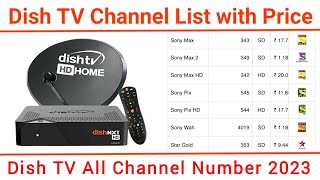 Dish TV Channel List 2022 | Dish TV Cartoon Sports Discovery News Kids  Channel Number with Price - YouTube