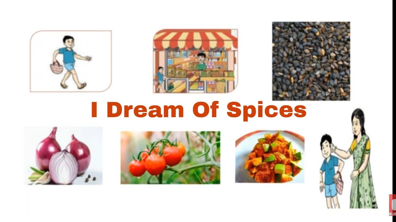 I Dream Of Spices Poem In Tamil First Term 6Th Standard English YouTube
