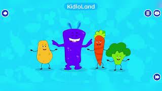 LEARN ABOUT FRUITS AND VEGGIES ON KIDLOLAND! | Healthy eating habits | Preschool learning | for kids screenshot 5
