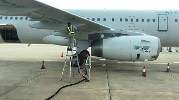 Aircraft fueling A321