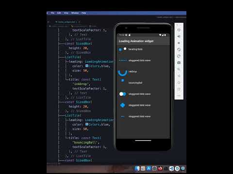 Flutter animated loader