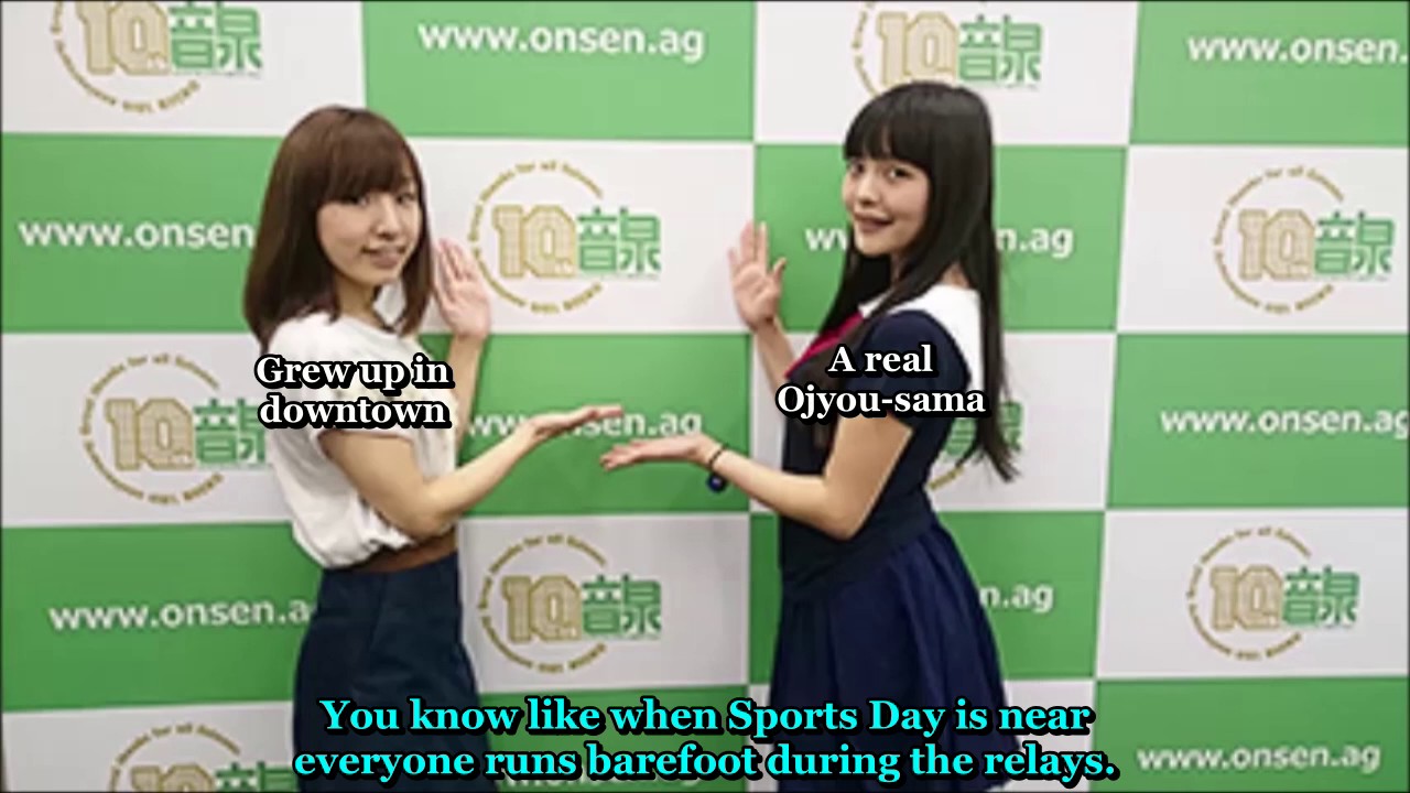 Uesaka Sumire's reaction when Suzaki Aya tries to pet her [Battlegirl High School]