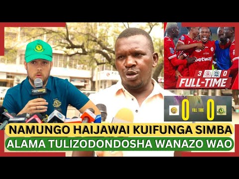 NASSORO YANGA SIMBA NA NAMUNGO PIPA NA MFUNIKO WACHAMBUZI WAMENUNULIWA MASHABIKI WATULIE
